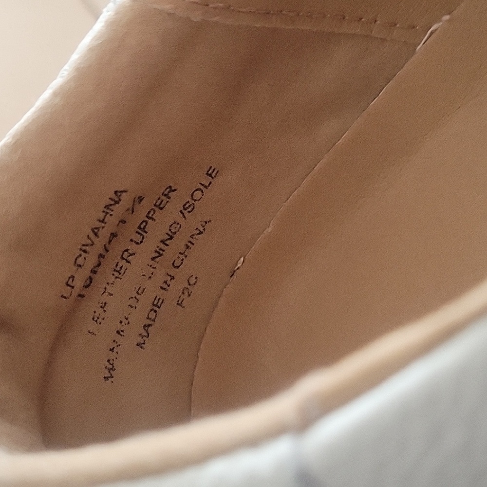 Lucky Brand Divahna Sneakers Leather 10M white - Picture 7 of 9